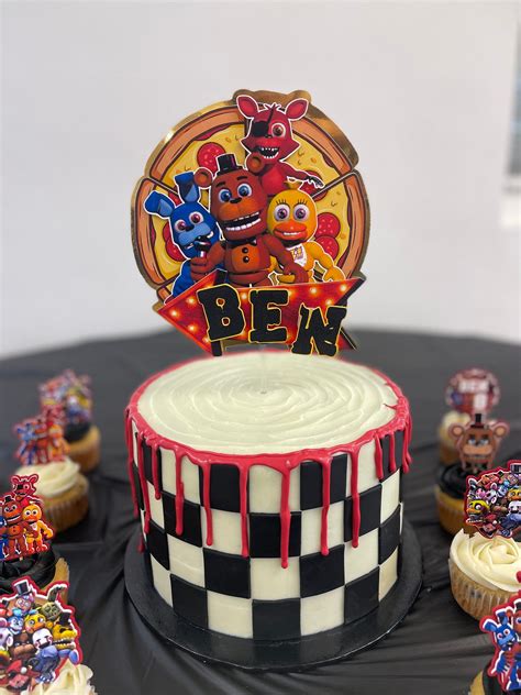 Five Nights At Freddys Cake Topper Etsy Canada Cake Cake Toppers Fnaf Cakes Birthdays