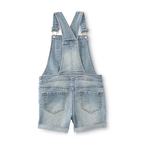 Route 66 Girls Denim Overall Shorts Kmart