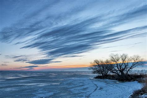 Frozen Scene At Sunrise Photograph By Tony Hake