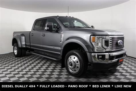 Pre Owned 2022 Ford F 450 Lariat 4 Door Crew Cab Long Bed Truck In