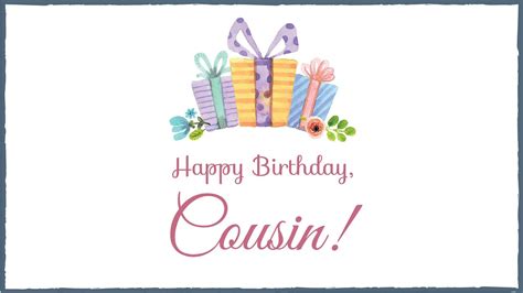Happy Birthday Cousin Youtube