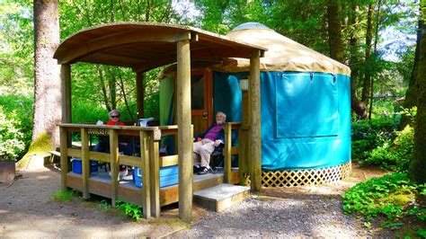 Yurt Camping At Beverly Beach State Park This Scene Is At Flickr