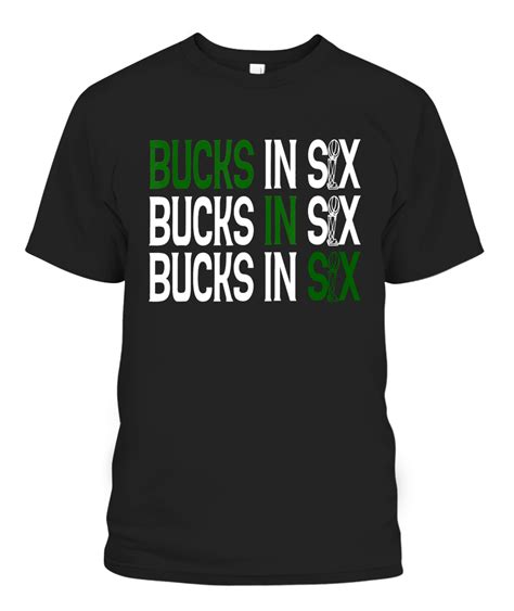 Bucks In Six Championship Trophy T Shirt Ellie Shirt