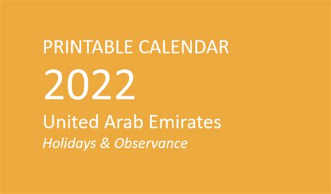 United Arab Emirates Holiday Calendar 2024 Word Templates