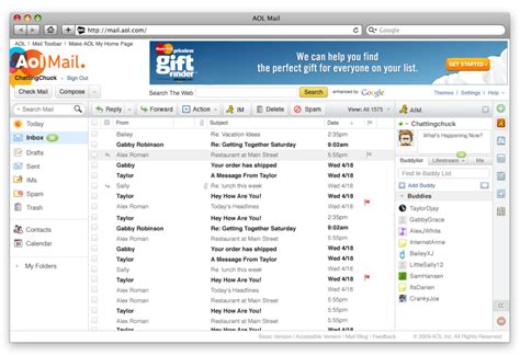 To Keep Its 24m Users From Fleeing Aol Redesigns Mail With Much