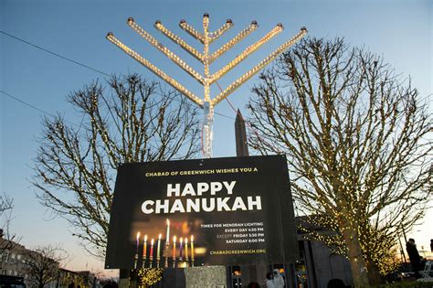 In Photos Greenwich Does Hanukkah With A Parade And Celebration On The