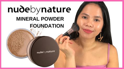 Nude By Nature Mineral Cover Powder Foundation Review 8 Hr Wear Test