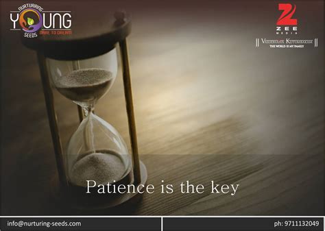 Patience Is The Key Nobody Cries The Hymns Of Being A Successful