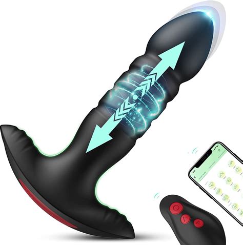 Samcheon Thrusting Anal Butt Plug Vibrator Sex Toys With 7 Speeds