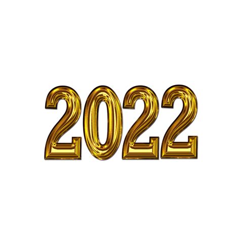 New Year Gold White Transparent New Year 2022 Gold Graphics Png New