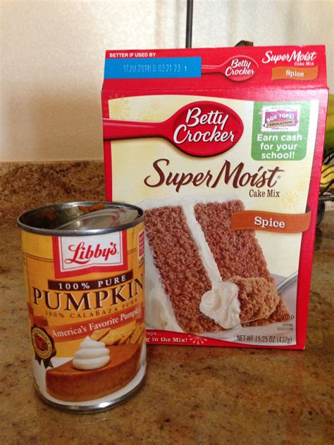 Adding Canned Pumpkin To Spice Cake Mix The Cake Boutique