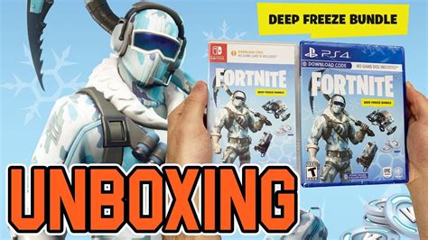 Fortnite Deep Freeze Bundle Unboxing Ps4 Xbox One Switch Battle