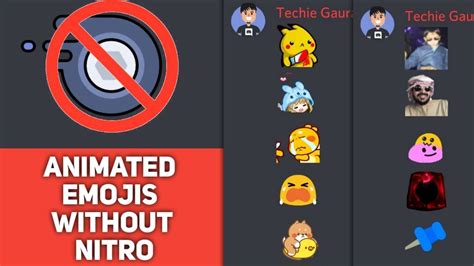 Setup Quite Nitro Animated Emojis Without Nitro Discord Nitro