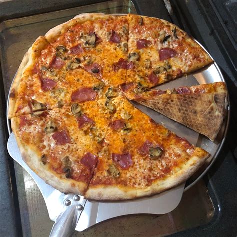 Capocollo And Mushroom Pizza Pizza