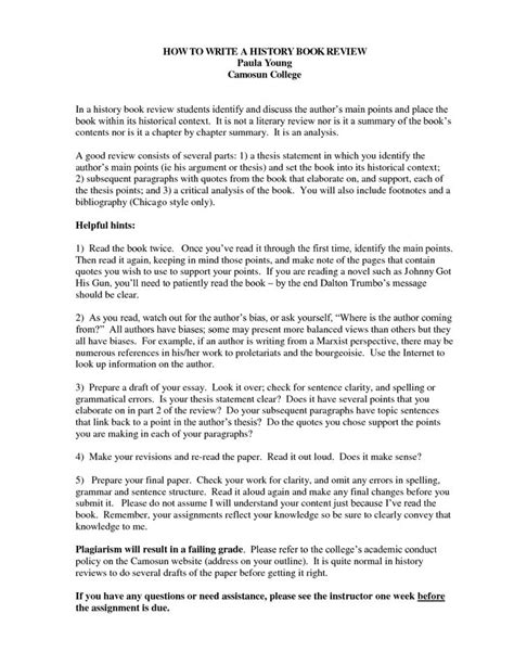 Free College Book Review Template Koranstickenco Writing A With College