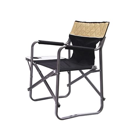 Outdoor Portable Aluminum Director Chair With Cup Holder Sunfun