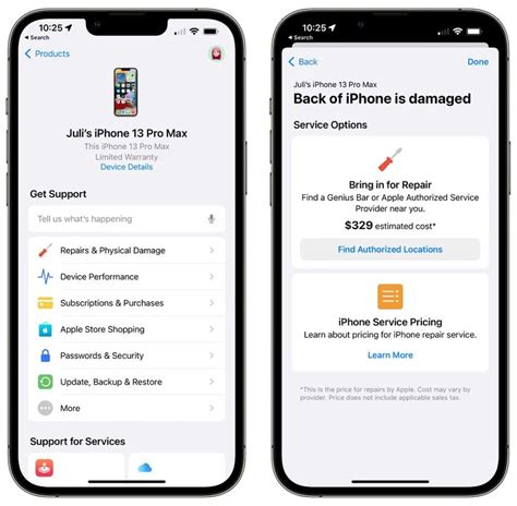 Apple Support App Now Shows How Much Common Repairs Will Cost
