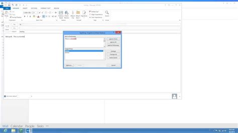 How To Force A Spell Check Before Sending An Email In Outlook 2013
