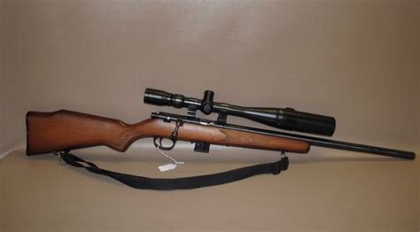 Marlin Model 17v 17 Hmr Caliber Rifle With Scope For Sale At