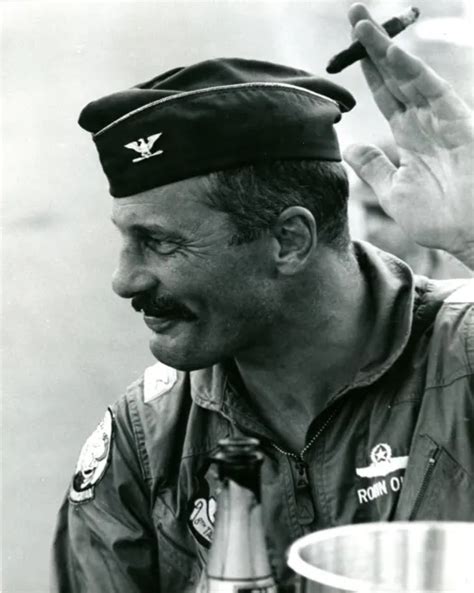 Usaf Colonel Robin Olds After A Mission In His Flight Suit Vietnam