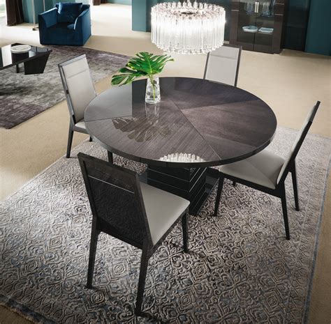 However, round tables are not advisable to be used for discussions or meeting rooms as it makes conversations inconvenient. Alison Round Dining Table
