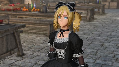 The following attack on titan 2 outfits guide explains how to get all new outfits. Attack on Titan 2: Christa Costume - Cutesy Goth Outfit ...