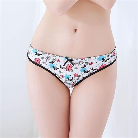 Yun Meng Ni Floral Pattern T Back Ladies Thongs Sexy G String Japan