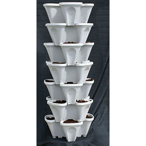 4 Tier Mr Stacky Vertical Planter With Grow Medium Great For