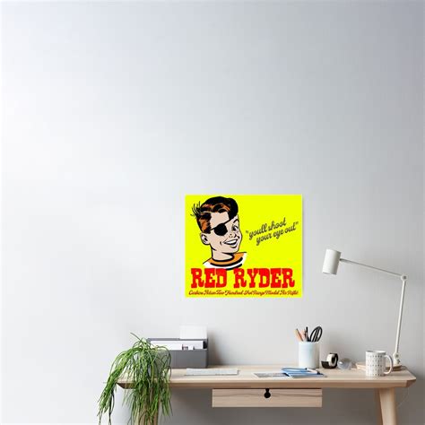 The Red Ryder BB Gun Poster By WatsonCreations Redbubble
