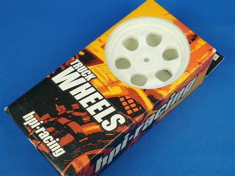 Hpi 3115 6 Spoke Wheel White 83x56mm 14mm Hex Hub 2pcs Jethobby