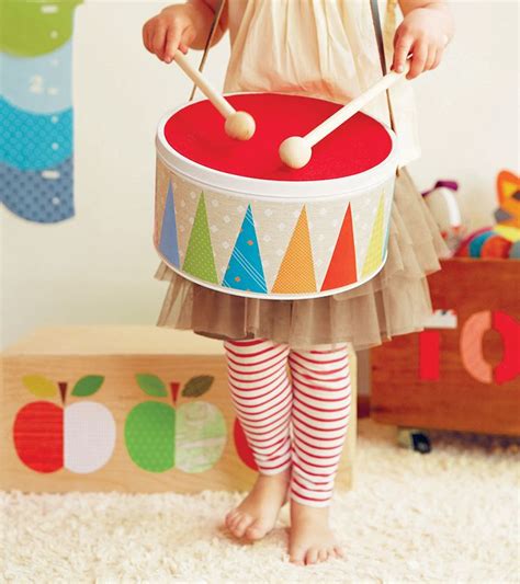 Diy Toy Drum Toy Drum Drums For Kids Diy Preschool