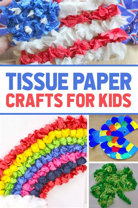 20 Easy Tissue Paper Crafts For Preschoolers In 2023 Tissue Paper