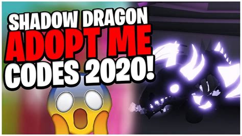 Check spelling or type a new query. Adopt Me Shadow Dragon Code / How To Get A Shadow Dragon ...