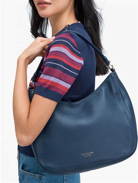 Roulette Large Hobo Bag Blazer Blue Womens Kate Spade Shoulder Bags