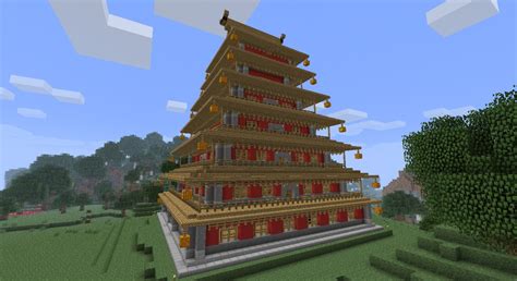 asian style house minecraft project