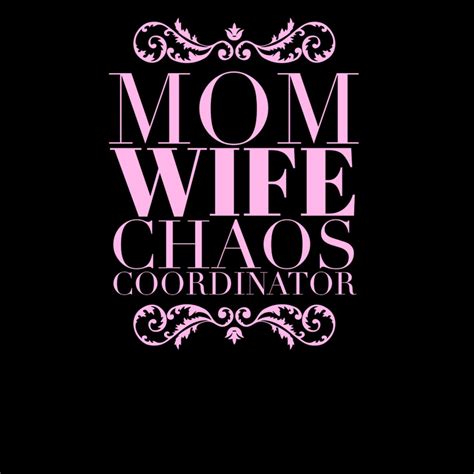 Pink Mom Wife Chaos Coordinator Duvet Cover For Sale By Kanig Designs