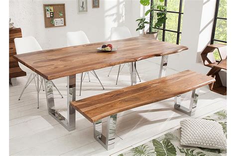 Table de salle à manger design / Bois massif pour salle à ...