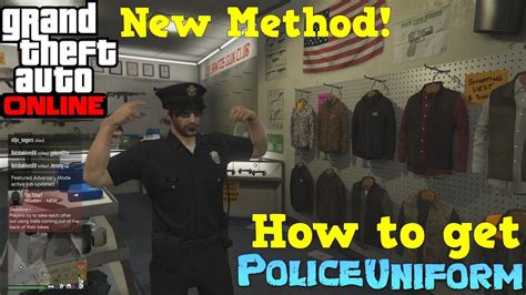 Gta Online Glitch How To Get The Police Uniform Easy Method Youtube