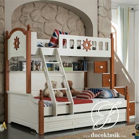 Yang sedang mencari furniture tempat tidur anak model … Jual Tempat Tidur Anak Tingkat Minimalis Desain Kapal | Furniture Duco Klasik