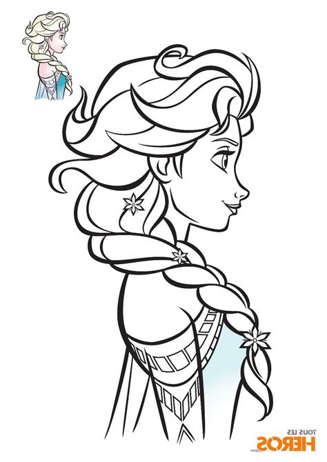 15 Cool De Coloriage Princesse Reine Des Neiges Photos  Coloriage