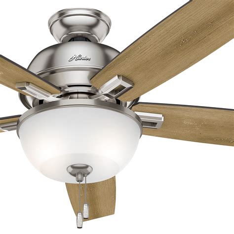 Hunter Fan 60 In Great Room Ceiling Fan In Brushed Nickel With Light