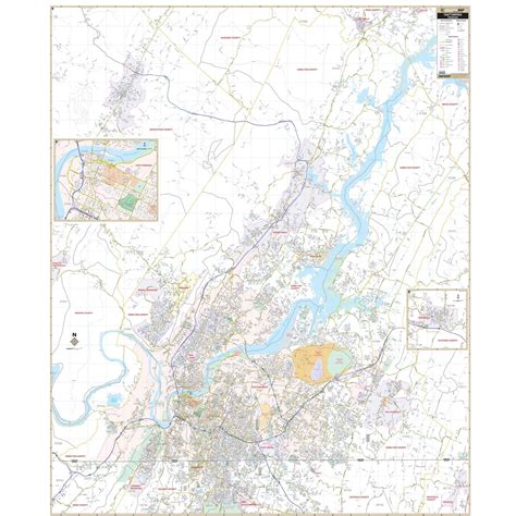 Chattanooga & Hamilton Co TN Wall Map » Shop City & County Maps