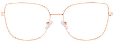 Anh Rose Gold Cat Eye Eyeglasses