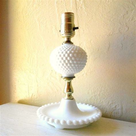 Hobnail Milk Glass Lamp Value Glass Designs