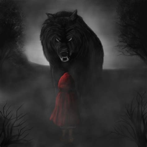 Artstation Little Red Riding Hood And The Big Bad Wolf