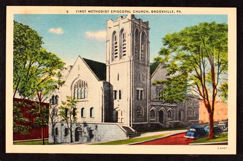 Brookville First Methodist Episcopal Church Methodist Carte