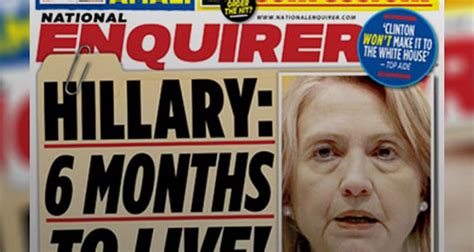 in the enquirer primary clinton s campaign is dead — literally politico
