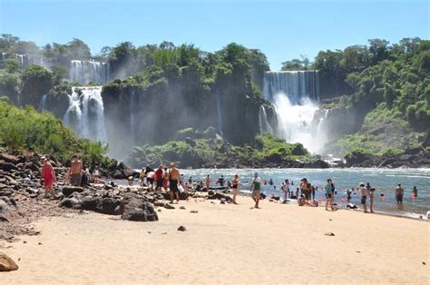 Playa Isla San Martín Iguazú Misiones Region Litoral Portal Del