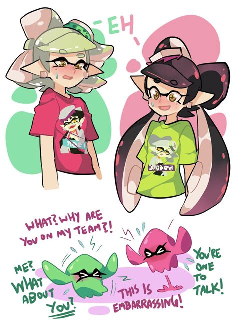 The Last Splatfest With Squid Sisters By Gomipomi On Twitter Splatoon