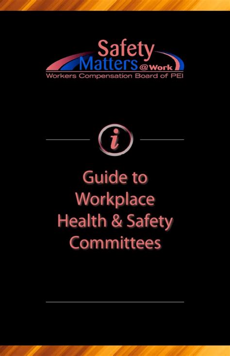 PDF Guide To Workplace Health And Safety Committees WCB DOKUMEN TIPS